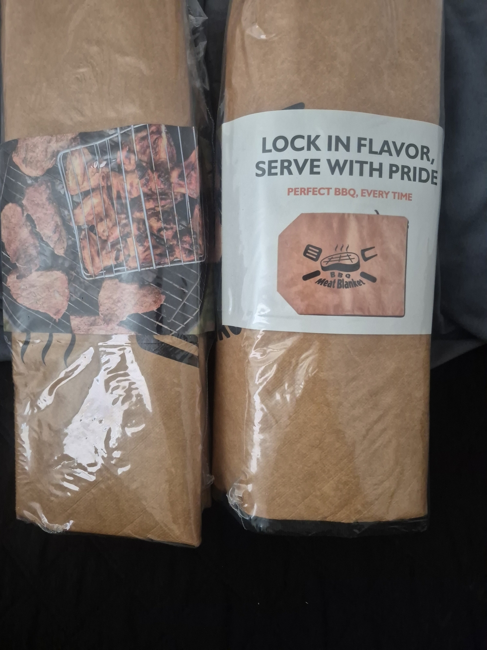 Lot Of 2 BBQ meat resting blanket designed to keep smoked meats warm and tender